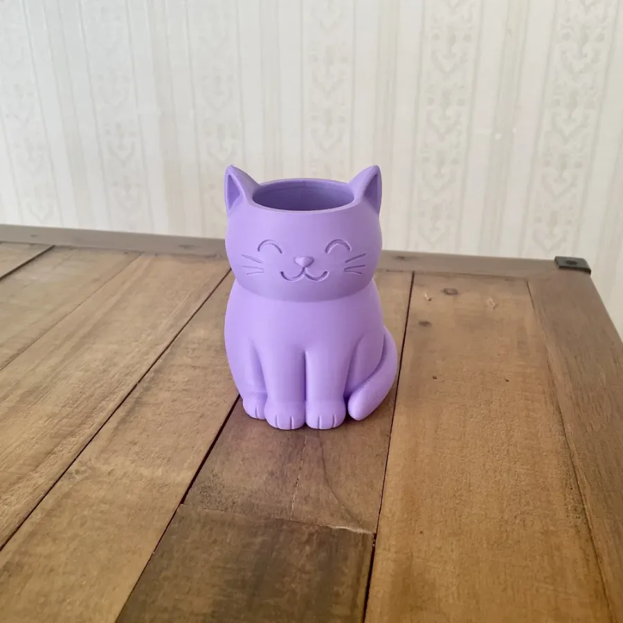 🐱💜 CHẬU CÂY MÈO TÍM 💜🐱