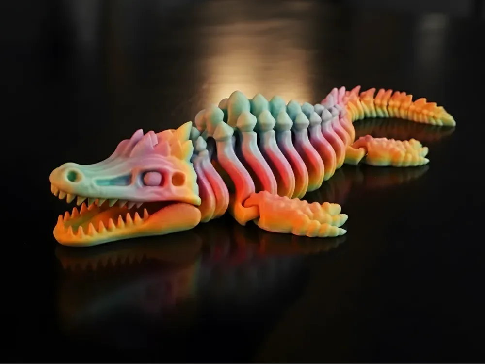 🦴🐊 Cá sấu xương cầu vồng 🌈