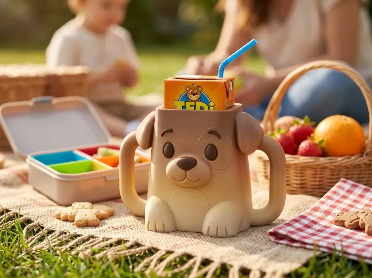 🌈🐶 CỐC GIỮ HỘP SỮA CÚN CẦU VỒNG 🐶🌈