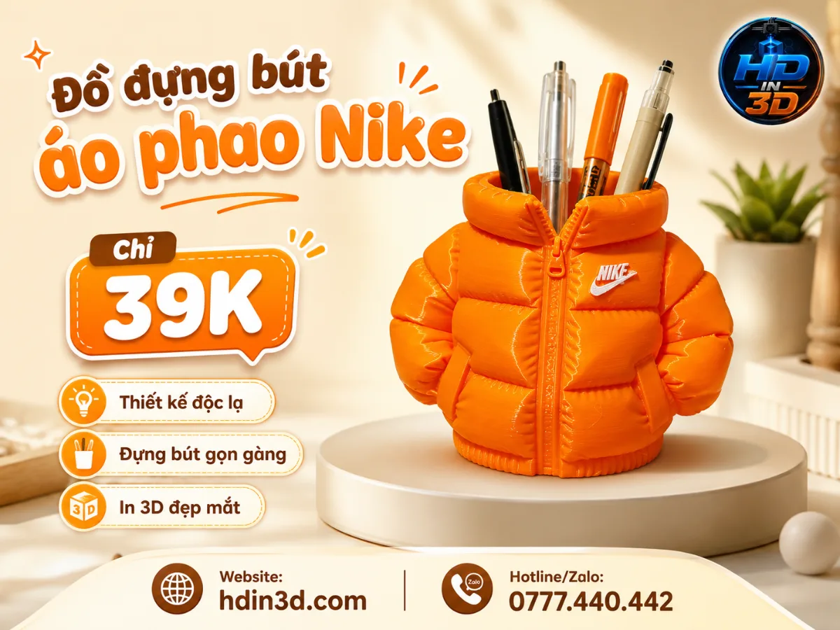 Đồ đựng bút áo phao Nike